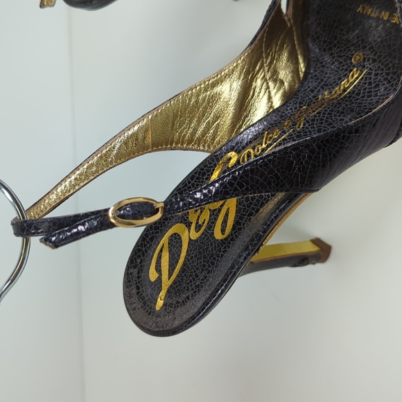 D & G Dolce Gabbana slingback heels women size 35 - Picture 10 of 13